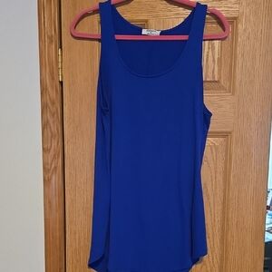 Zenana Outfitters Cobalt Blue Scoop Tank